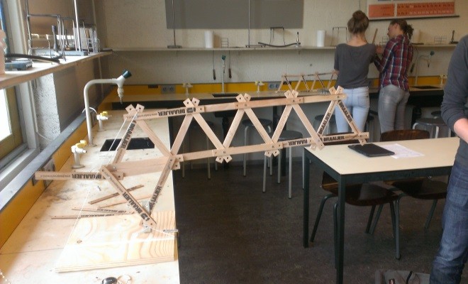 Constructie-lessen voor VWO-4 leerlingen RSG Tromp Meesters te Steenwijk