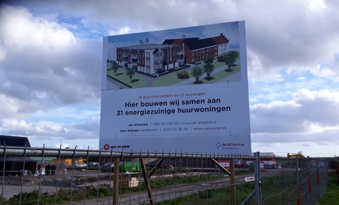 Officiële start bouw 31 sociale huurwoningen Zuidpolder te Eemnes