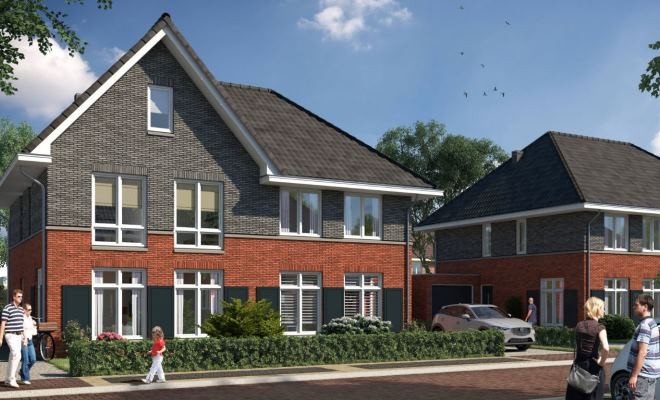 Geslaagde start bouw 18 woningen Waterlanden II te Doornspijk!