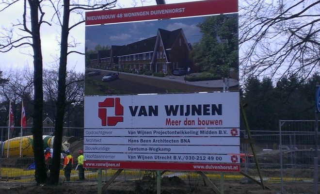 Officiële start bouw 48 woningen 'Duivenhorst' Den Dolder