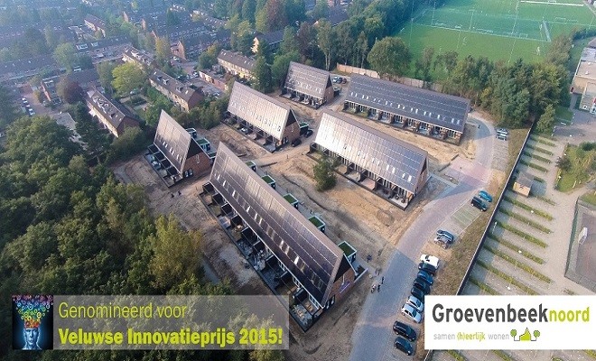 Project 39 nul-op-de-meter woningen Groevenbeek Noord te Ermelo genomineerd!