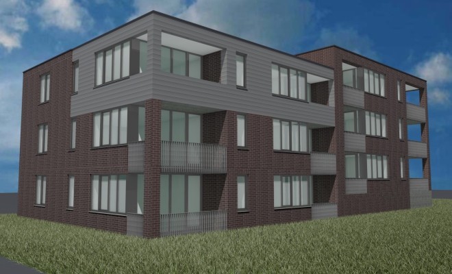 Start bouw 12 appartementen Buitenweg/Van Schaikweg te Emmen