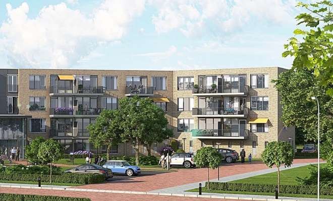 Start bouw 35 appartementen Esdoornstraat te Zwolle