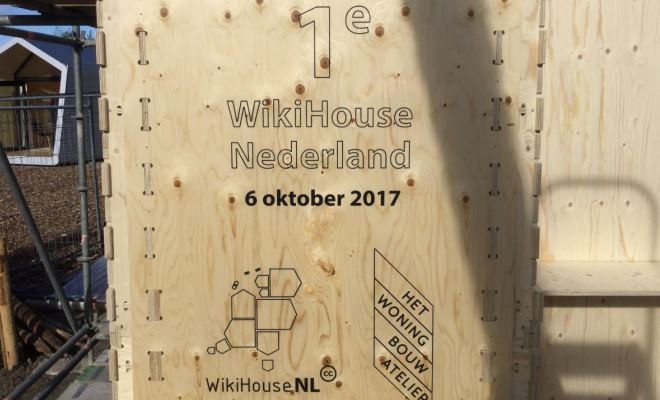 Officiële start bouw WikiHouse Almere!