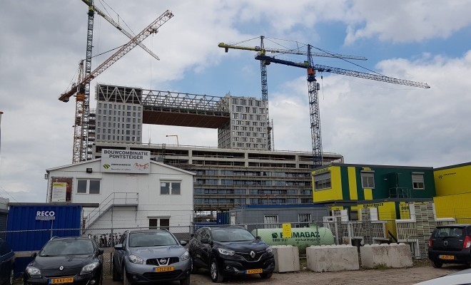 Team DW bezoekt woongebouw Pontsteiger Amsterdam
